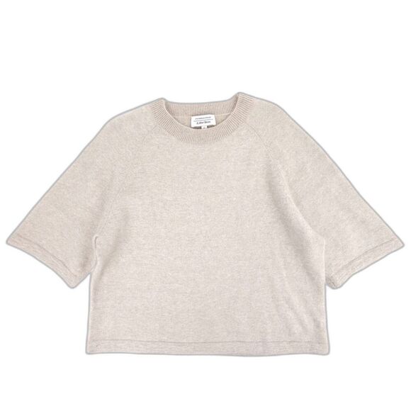 NEW & Other Stories Alpaca Knitted Sweater Oatmeal Old Money Minimal Luxury - Picture 5 of 8